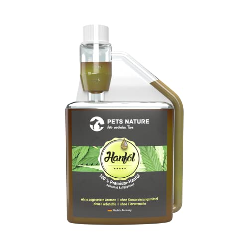 Pets Nature Hanföl für Hunde und Katzen -...