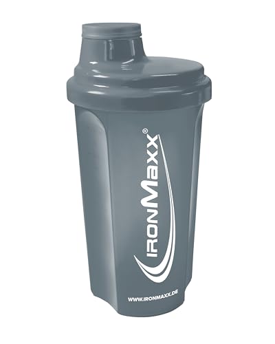 Eiweiß Shaker 700ml Anthrazit - Protein...