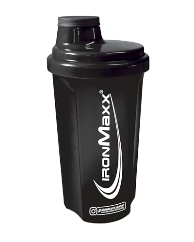 IronMaxx Eiweiß Shaker - Schwarz 700ml |...