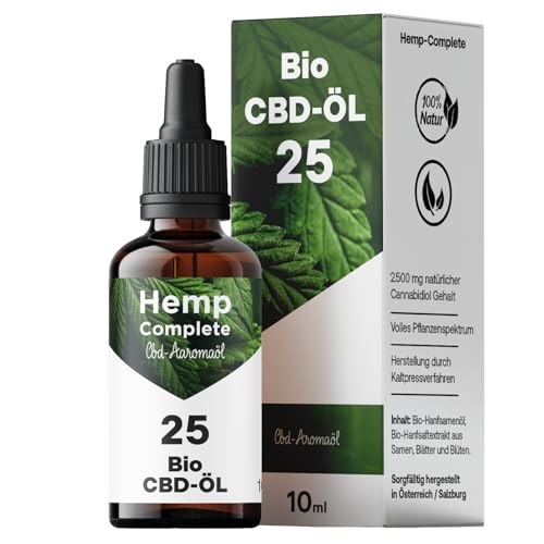 Bio CBD Öl 25% Vollspektrum - Bio Hanf CBD...