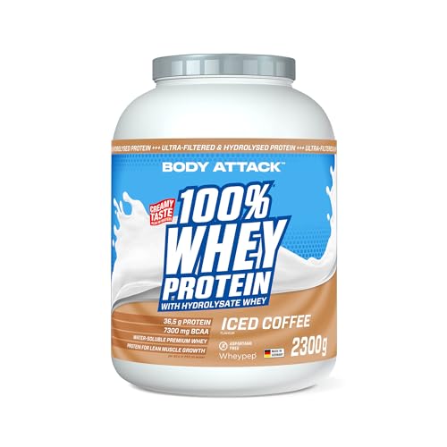 Body Attack 100% Whey Protein - Iced Coffee -...