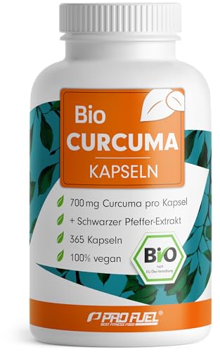 Bio Curcuma Kapseln 365x mit 700 mg Curcuma...