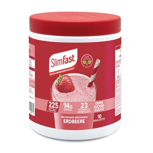 SlimFast Milchshake Pulver Erdbeere I...
