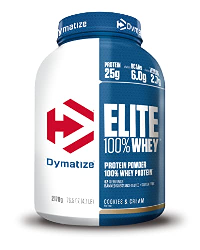 Dymatize Elite 100% Whey Cookies & Cream...