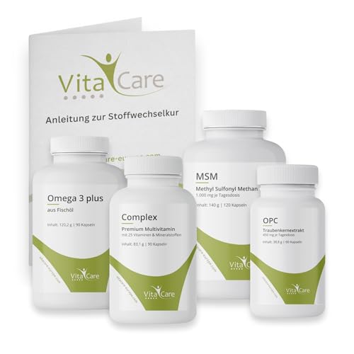 VitaCare 21-Tage-Stoffwechselkur, 5-teiliges...