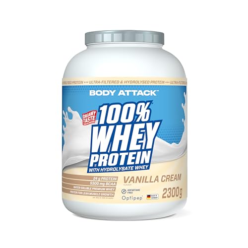 Body Attack 100% Whey Protein - Vanilla, 2,3...