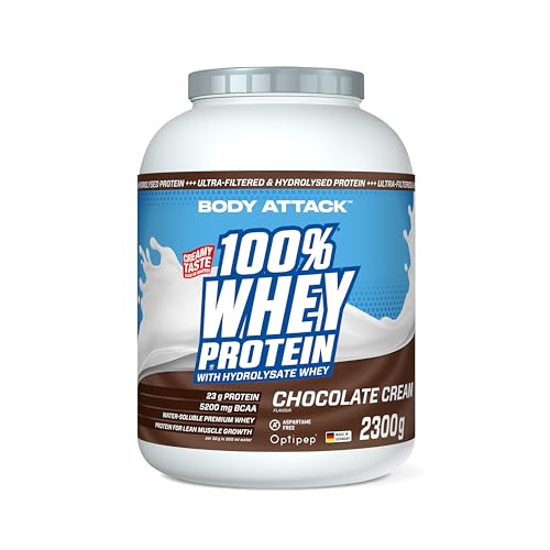 Body Attack 100% Whey Protein - Chocolate,...