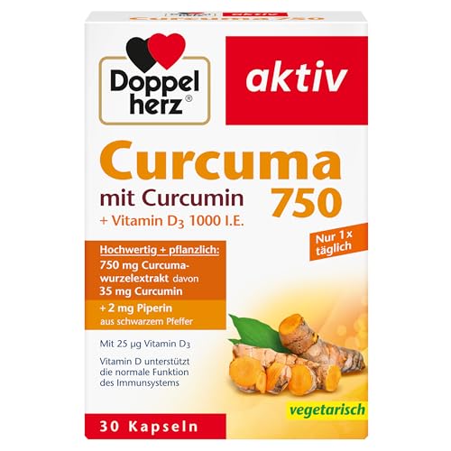 Doppelherz Curcuma 750 mit Curcumin + Vitamin...