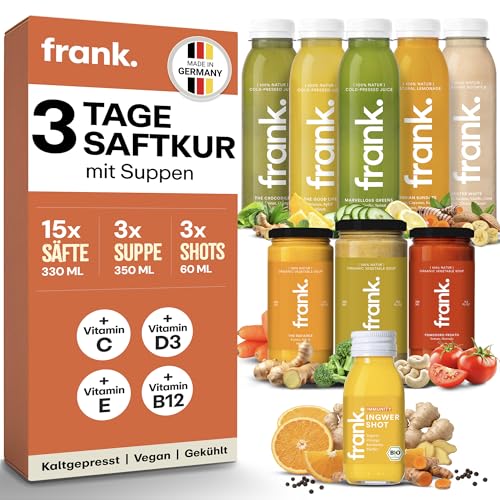 Frank Juice Saftkur 3 Tage mit Suppe | 15 x...