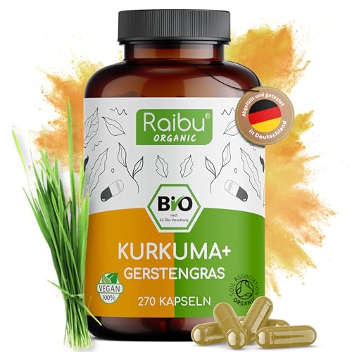 BIO Kurkuma Gerstengras Kapseln hochdosiert...