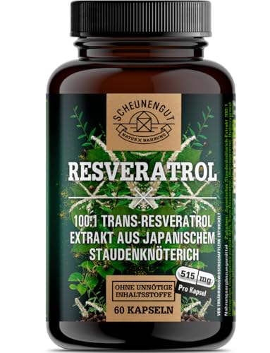 Resveratrol 1000mg -WICHTIG: 100:1 Extrakt...