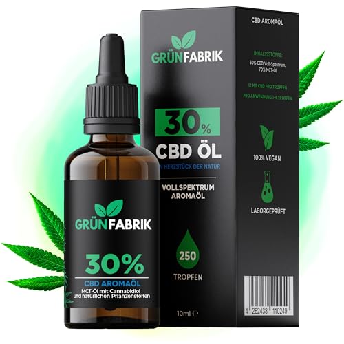 CBD Öl 30% - Vollspektrum Extrakt CBD...