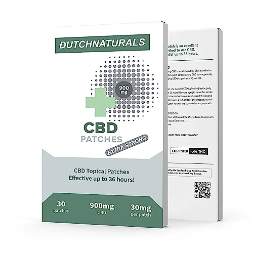 Topische CBD Pflaster Extra stark 30 x 30mg -...