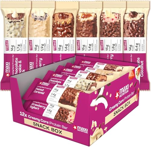 MaxiNutrition Creamy Core Bar MIX BOX, 6...