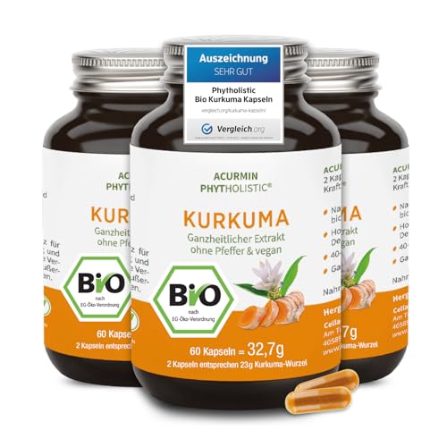 Stärkste Bio Kurkuma Kapseln - 40x...